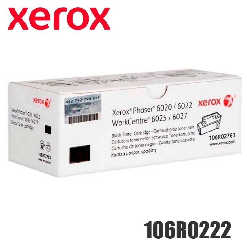 Tóner Xerox 106R02763 original Negro