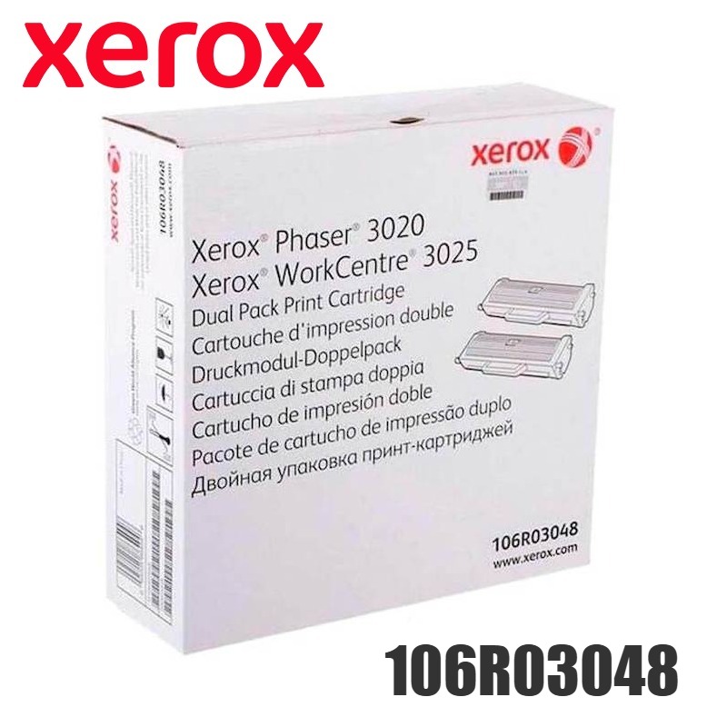 Tóner Xerox 106R03048 original | Pack de 2 Unidades ?