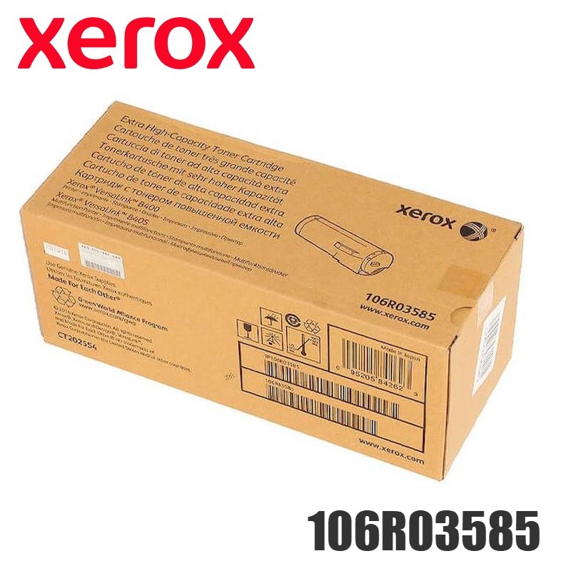 Tóner Xerox 106R03585 original Negro