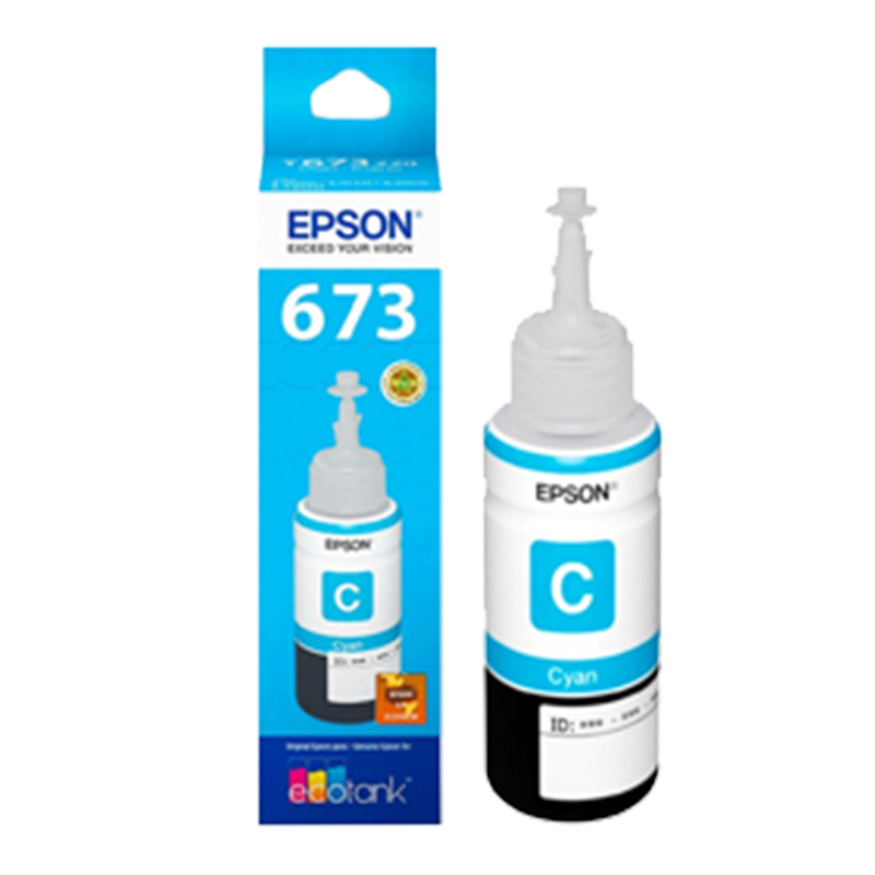 Tinta Epson 673 Cian