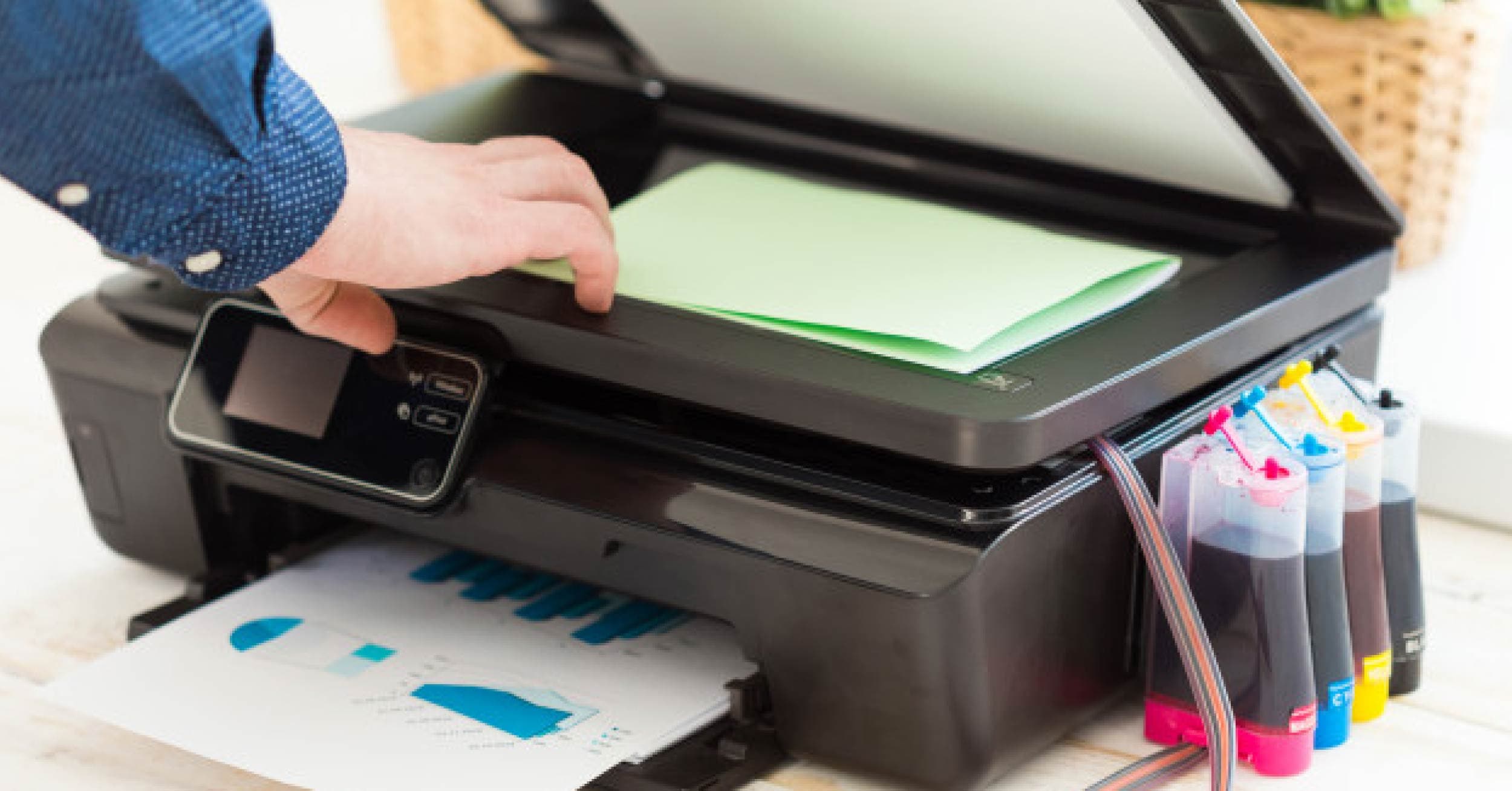 impresora multifuncional con tintas