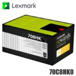 Tóner Lexmark 70C8HK0 original Black