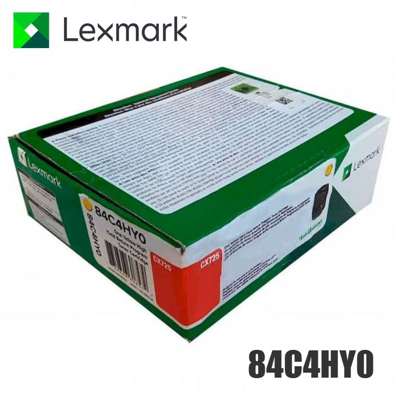 Tóner Lexmark 84C4HY0 original Yellow