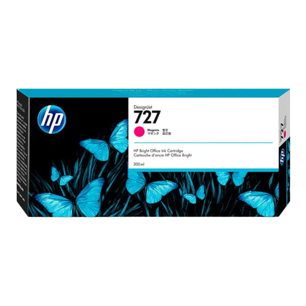 Cartucho Tinta HP 727 Original Magenta (F9J77A) PostScript T1500, T1530, T920: imagen 2