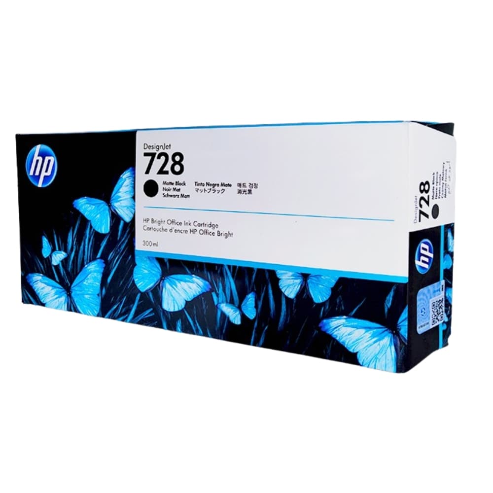 Cartucho Tinta HP 728 Original Matte Black (F9J68A) DesignJet T730, T830: imagen 2