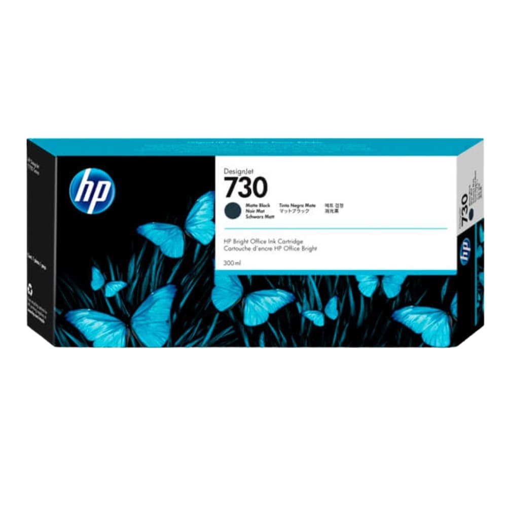 Cartucho Tinta HP 730 Original Matte Black (P2V71A) DesignJet T1600, T1600dr, T2600: imagen 2