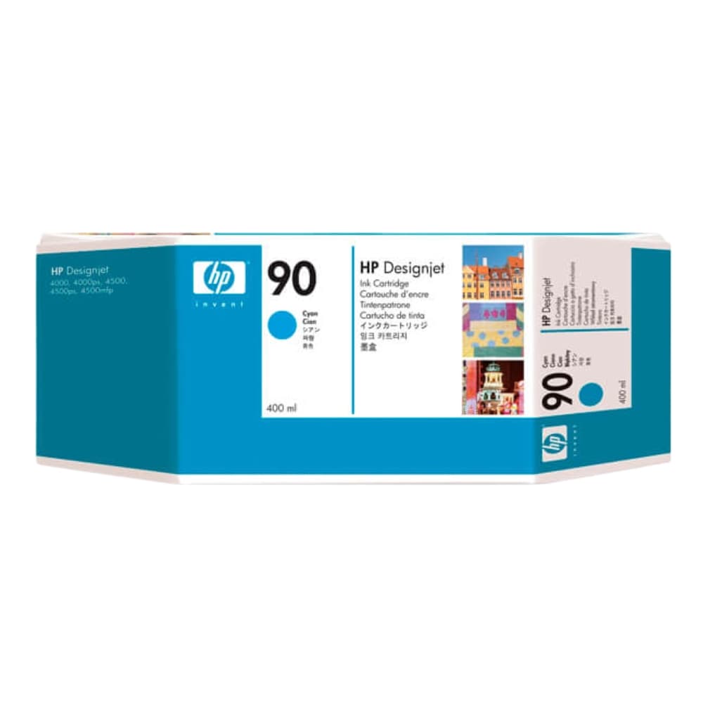 Cartucho Tinta HP 90 Original Cyan (C5061A) DesignJet 4500, 4500ps, 4020: imagen 2