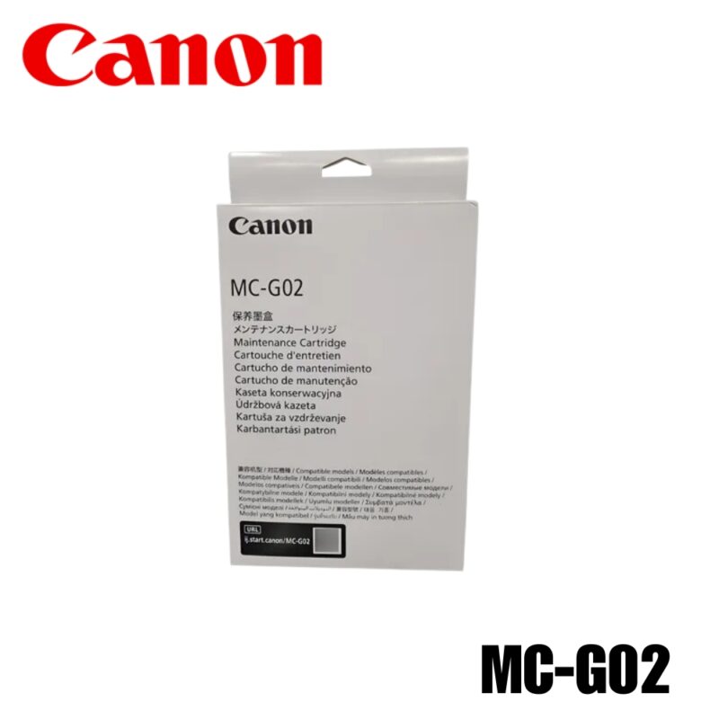 Cartucho de Mantenimiento de Tinta Canon (MC-G02) Original Negro PIXMA G1110, G2110, G2160
