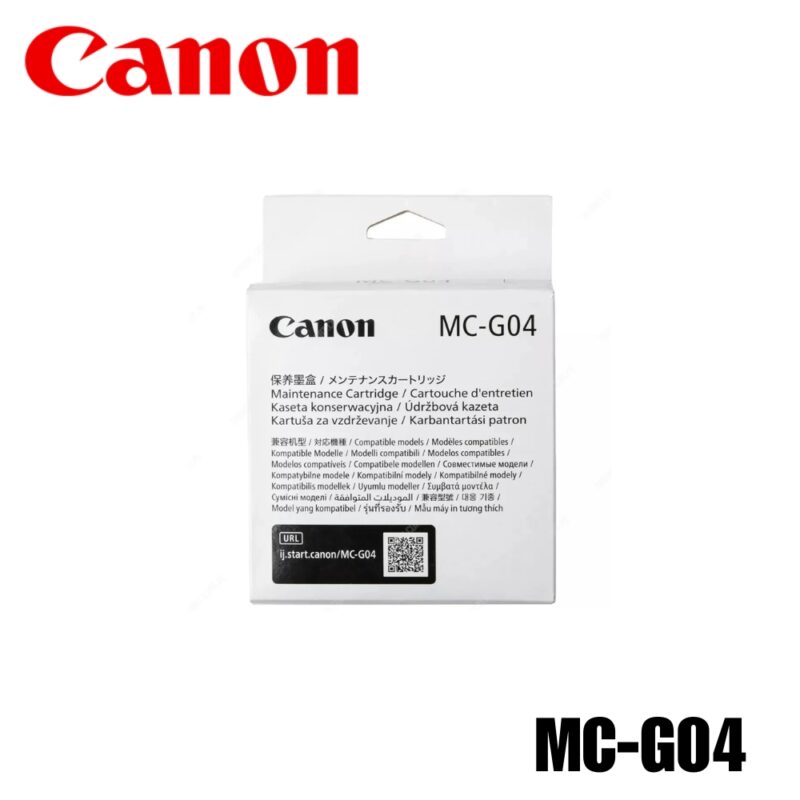 Cartucho de Mantenimiento de Tinta Canon (MC-G04) Original Negro MAXIFY GX3010, GX4010