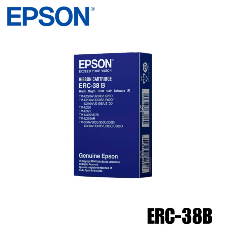 Cinta de Impresora Epson (ERC-38B) Original Negro ERC-38B, TM-U200, 220