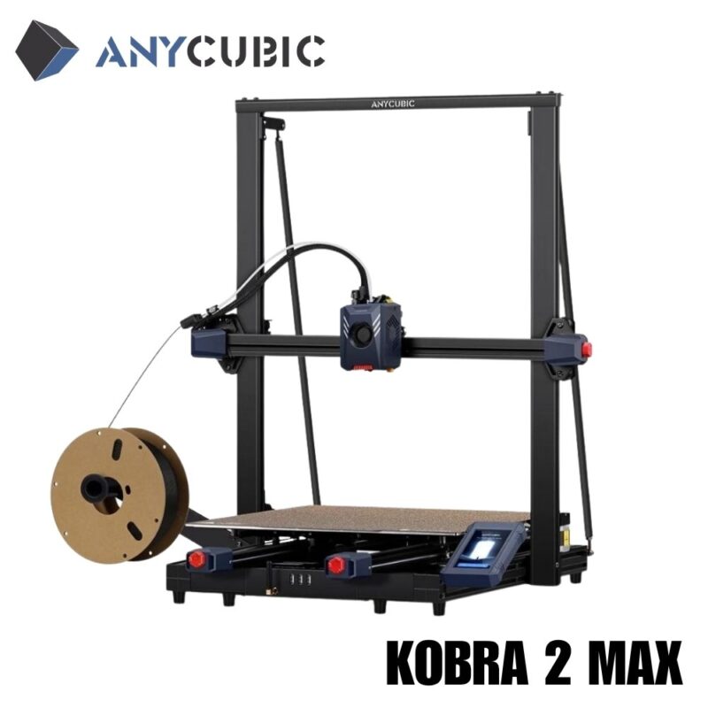 Impresora 3D Anycubic Kobra 2 Max, FDM, volumen masivo de 420x420x500mm
