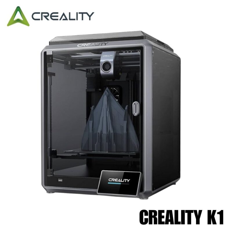 Impresora 3D Creality K1, cerrada, alta velocidad de 600 mm/s y sistema CoreXY