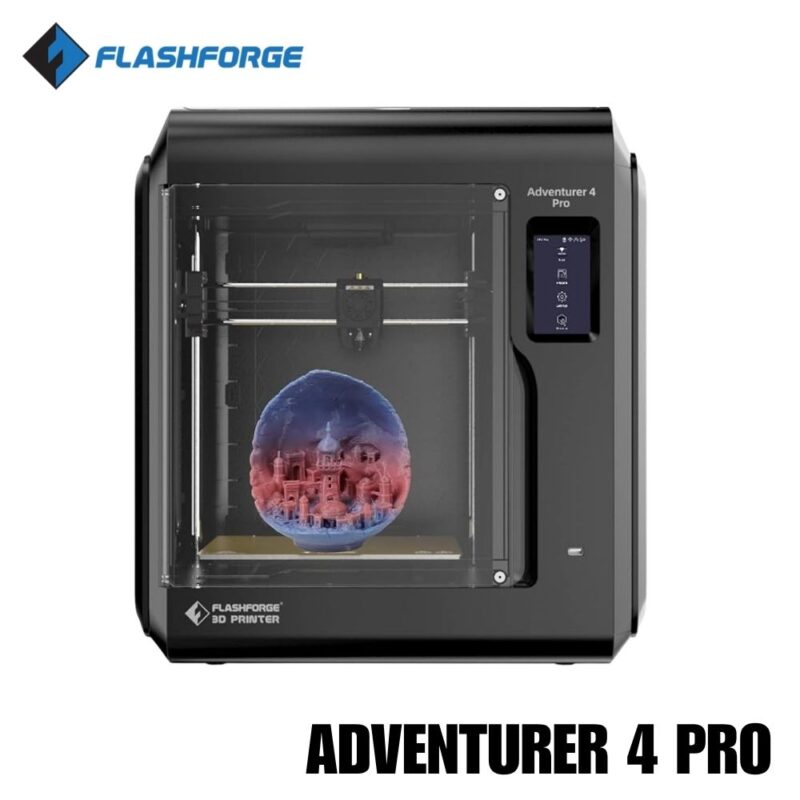 Impresora 3D Flashforge Adventurer 4 Pro, doble plataforma y boquilla de cambio rápido