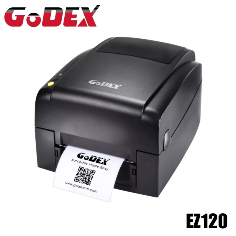 Impresora de etiquetas GoDEX EZ120, de escritorio, 4 pulgadas, económica y confiable