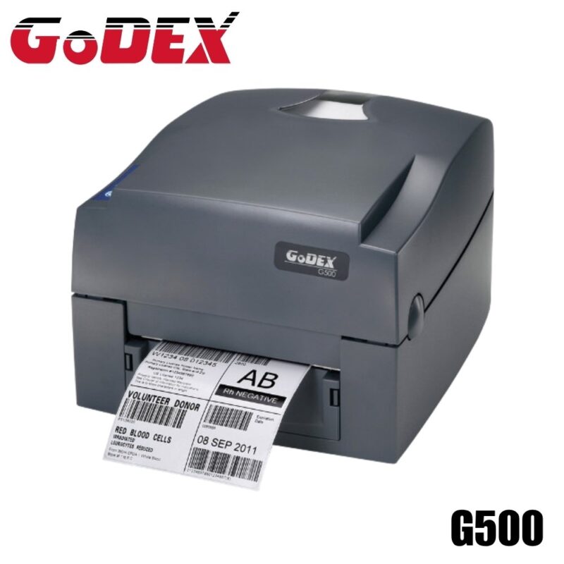 Impresora de etiquetas GoDEX G500, de escritorio, 4 pulgadas, transferencia térmica