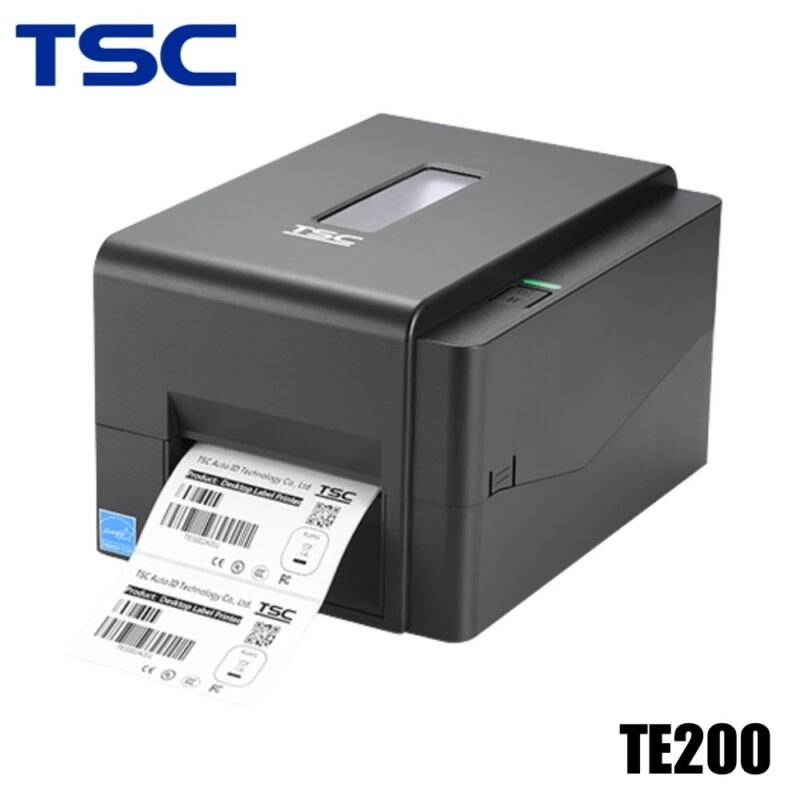Impresora de etiquetas TSC TE200, de escritorio, 4 pulgadas, transferencia térmica