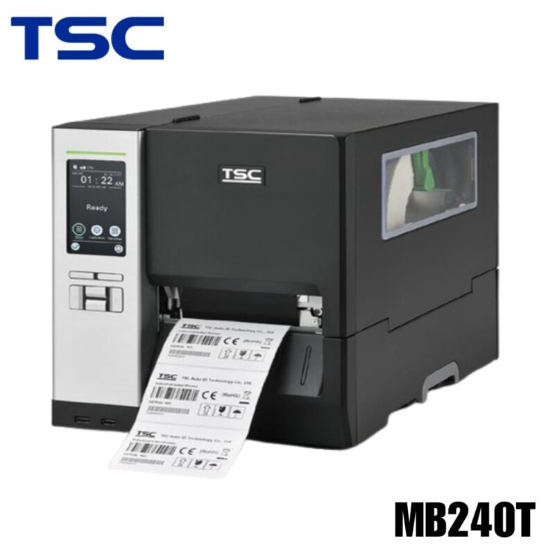 Impresora de etiquetas industrial TSC MB240T, 4 pulgadas, diseño compacto y silencioso
