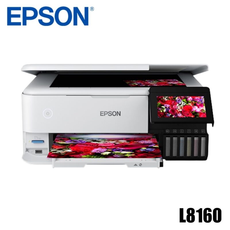 Impresora fotográfica A4 Epson EcoTank L8160, multifuncional de 6 colores Claria ET