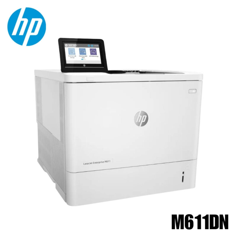 Impresora láser HP LaserJet Enterprise M611dn, monocromática, con seguridad avanzada