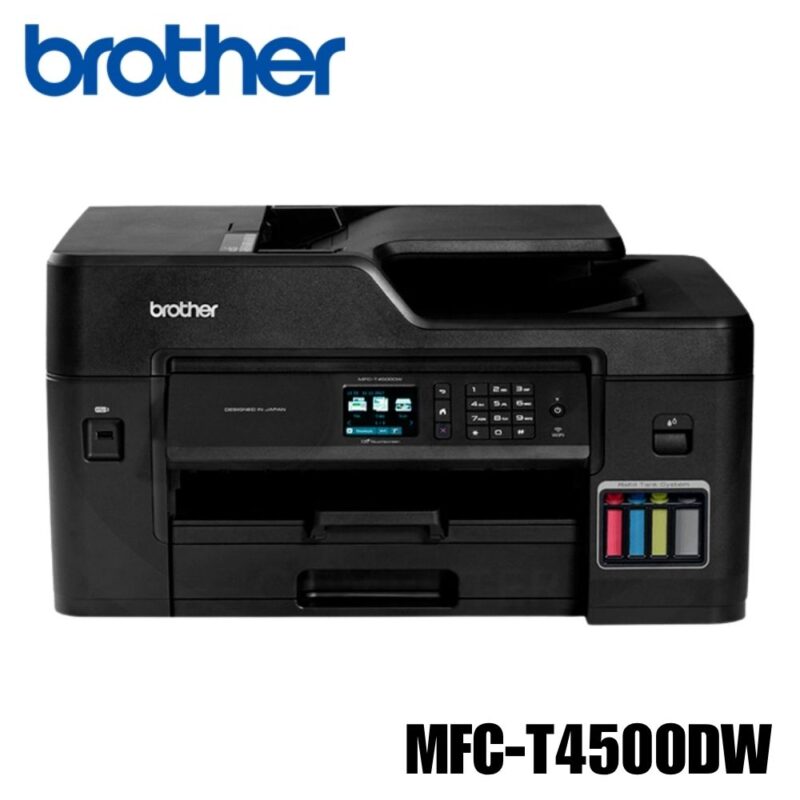 Multifuncional A3 Brother MFC-T4500DW, tinta continua, Dúplex en A3, Wi-Fi y Red