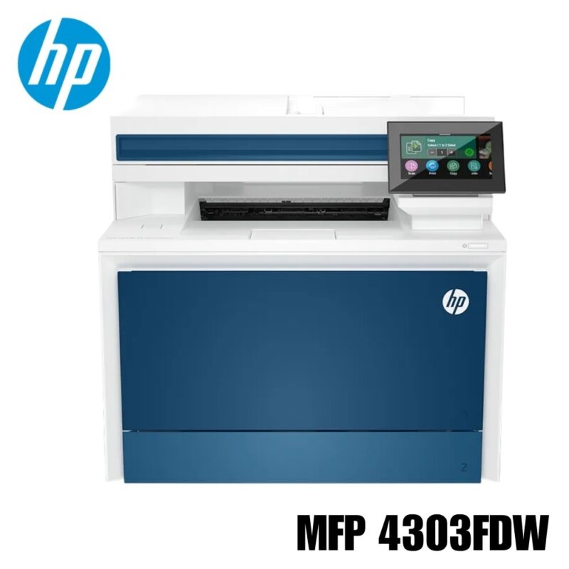 Multifuncional a color HP Color LaserJet Pro MFP 4303fdw, con tóner TerraJet