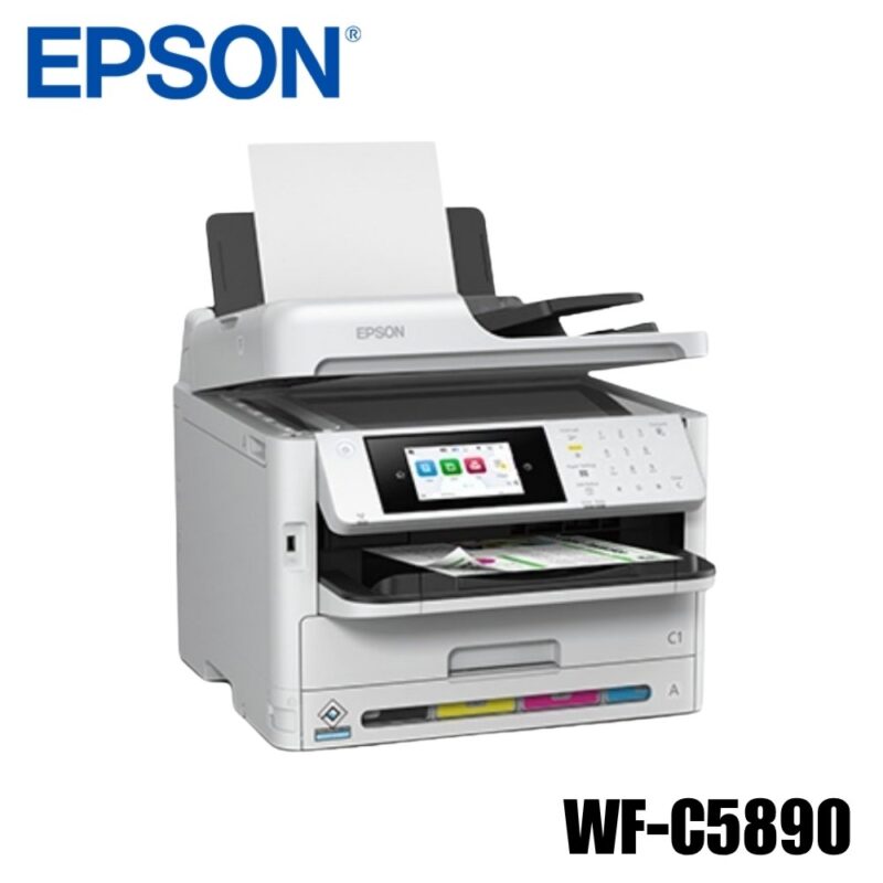 Multifuncional de oficina Epson WF-C5890, A4, con tinta de pigmento y emulación PCL/PS