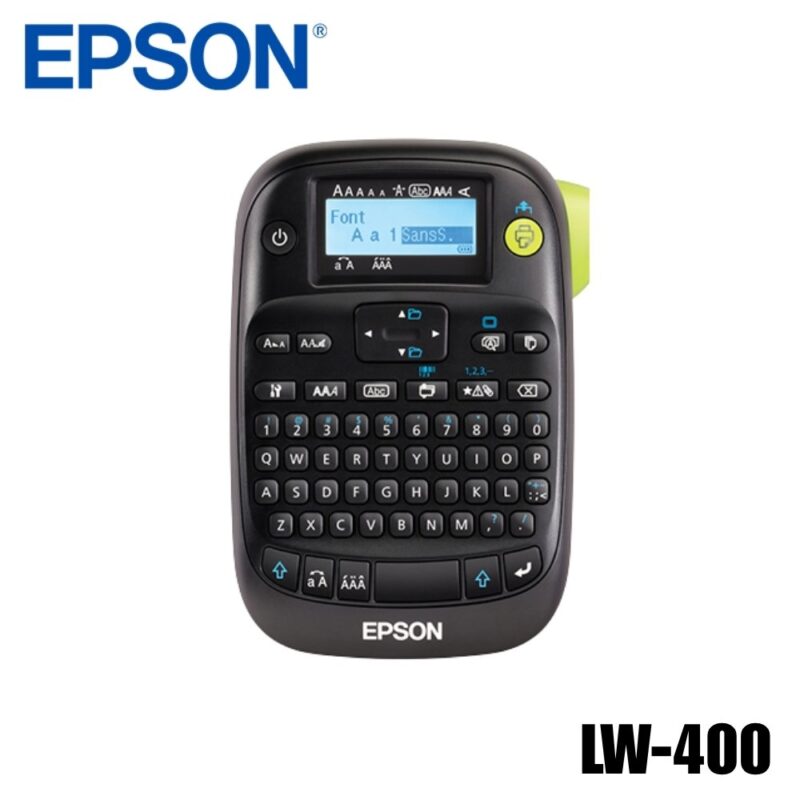 Rotuladora Epson LabelWorks LW-400, para cintas de hasta 18mm, pantalla retroiluminada