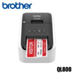 Rotuladora de etiquetas Brother QL-800, impresión térmica directa a 2 colores (negro y rojo)