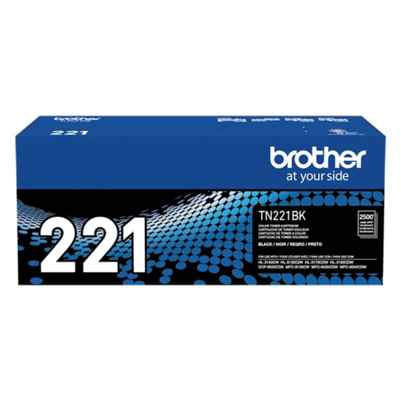Toner Brother TN-221BK Original Negro (221BK) 3140CW, 3170CDW, 3180CDW | 1400 Pag