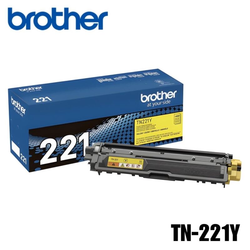 Toner Brother TN-221Y Original Yellow (221Y) 3140CW, 3170CDW, 3180CDW | 1400 Pag