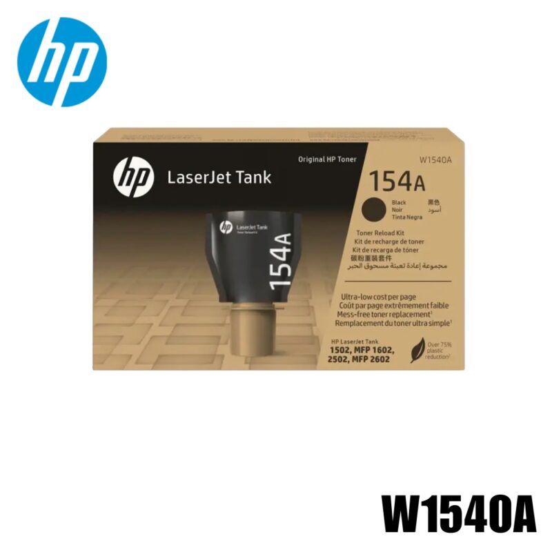 Toner HP 154A Original Negro (W1540A) LaserJet Tank 1020w, 1502w, 1504w | 1500 Pag