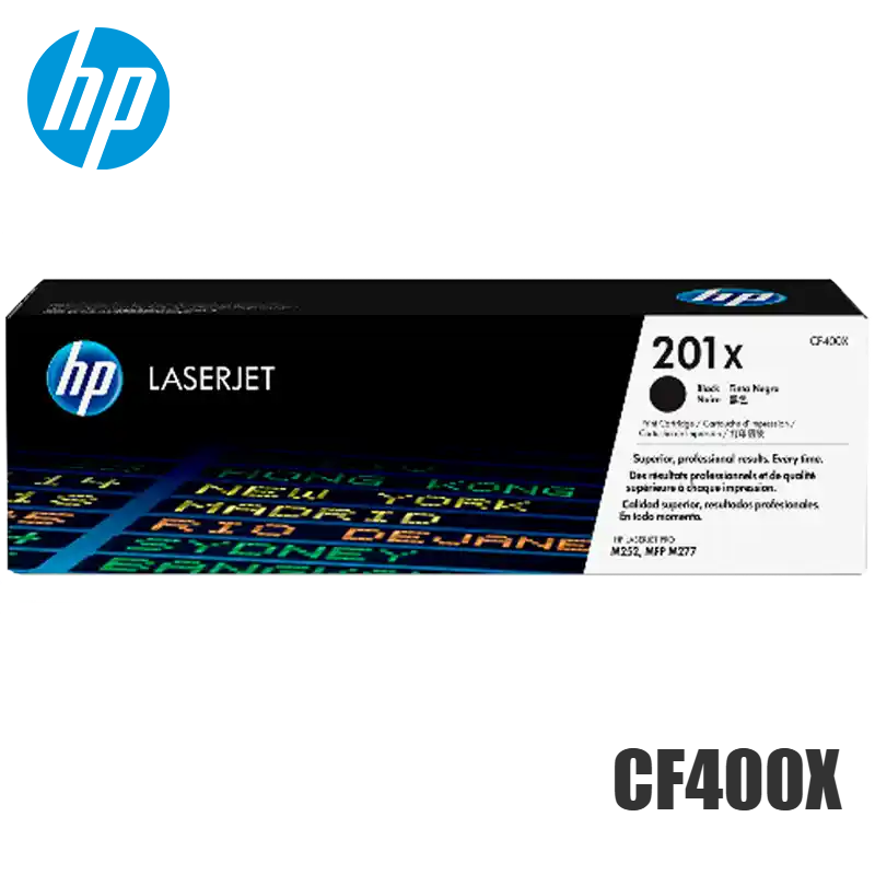 Toner HP 201X CF400X negro