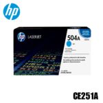 Toner HP 504A Original Cian (CE251A) Color LaserJet CP3525dn, CP3525n, CP3525x | 7000 Pag