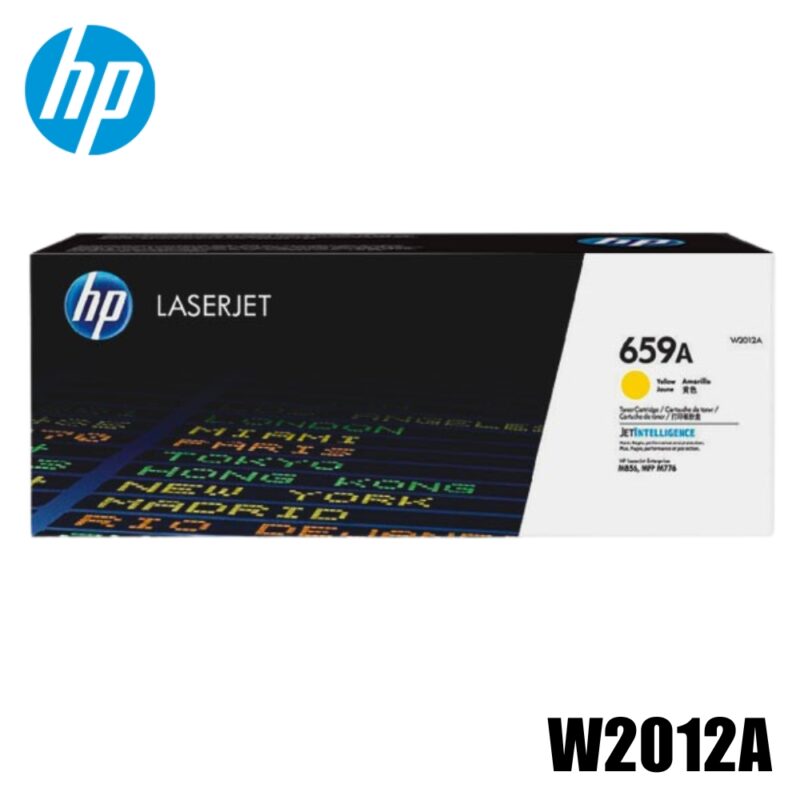 Toner HP 659A Original Amarillo (W2012A) Color LaserJet Enterprise M776dn, M856dn, M856x | 13000 Pag