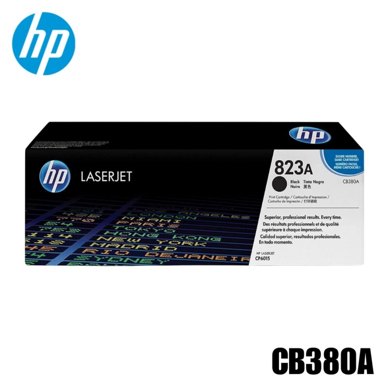 Toner HP 823A Original Negro (CB380A) Color LaserJet CP6015de, CP6015dn, CP6015x | 16500 Pag