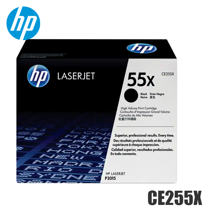 Toner original hp 55x CE255X Negro