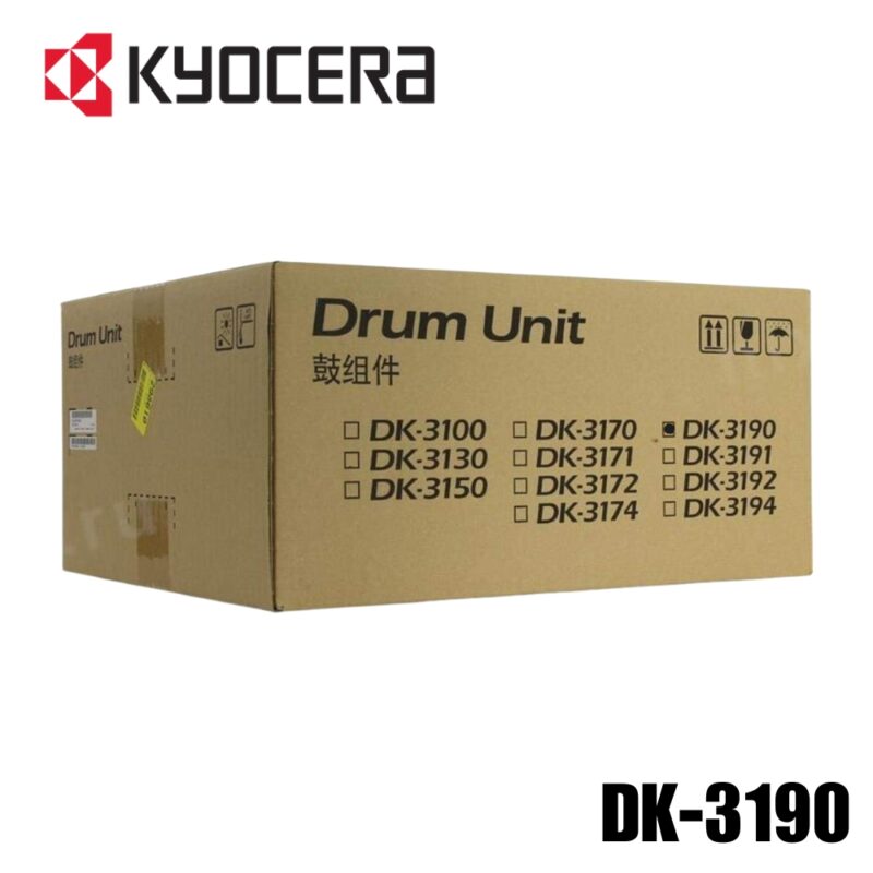 Unidad de Tambor Kyocera (DK-3190) Original Negro ECOSYS P3055dn, P3060dn, P3155dn | 300000 Pag