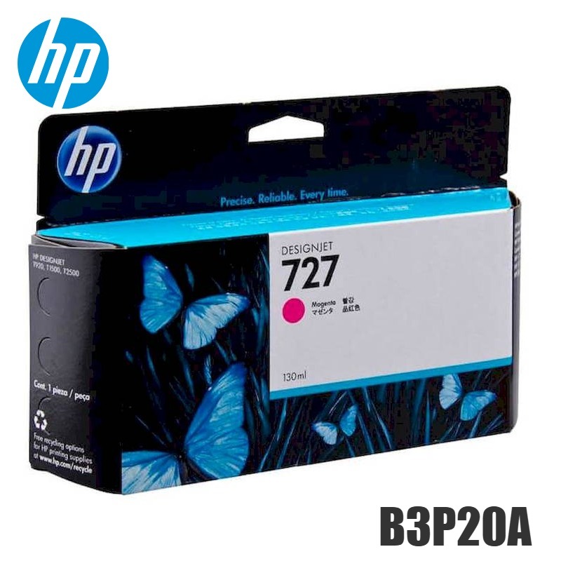 Tinta HP 727A original B3P20A Magenta