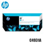 Tinta HP 81 original C4931A Cyan