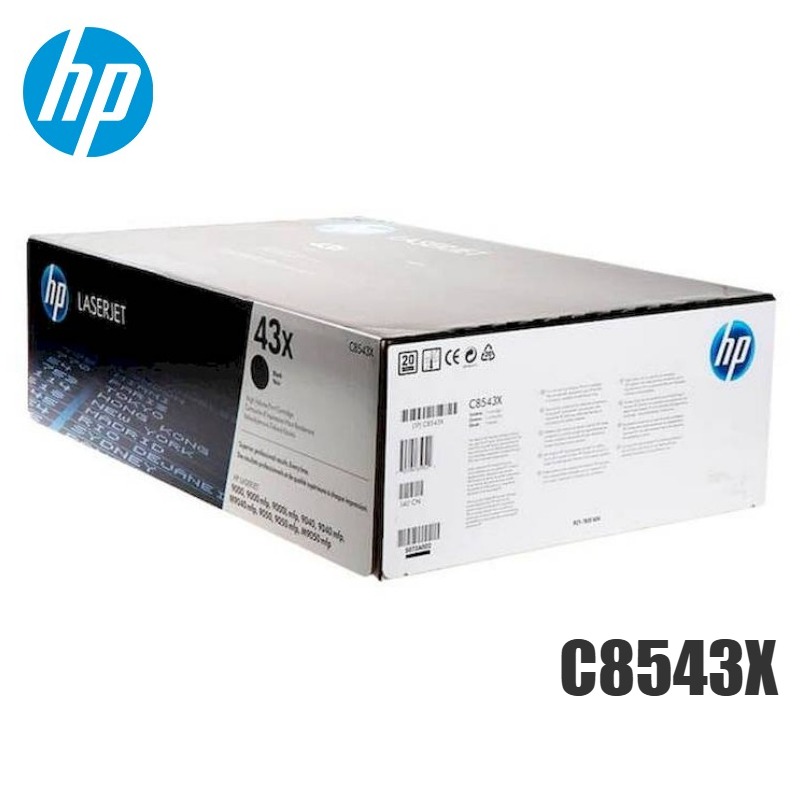 Tóner HP 43X original C8543X negro