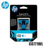Tinta HP 02 original C8771WL Cyan