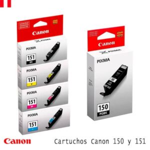 Cartuchos Canon 150 y 151 ? Negro y Colores ?Original