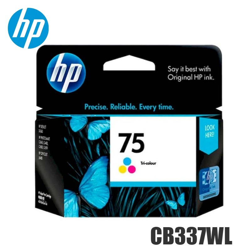 Tinta HP 75 original CB337WL Tricolor