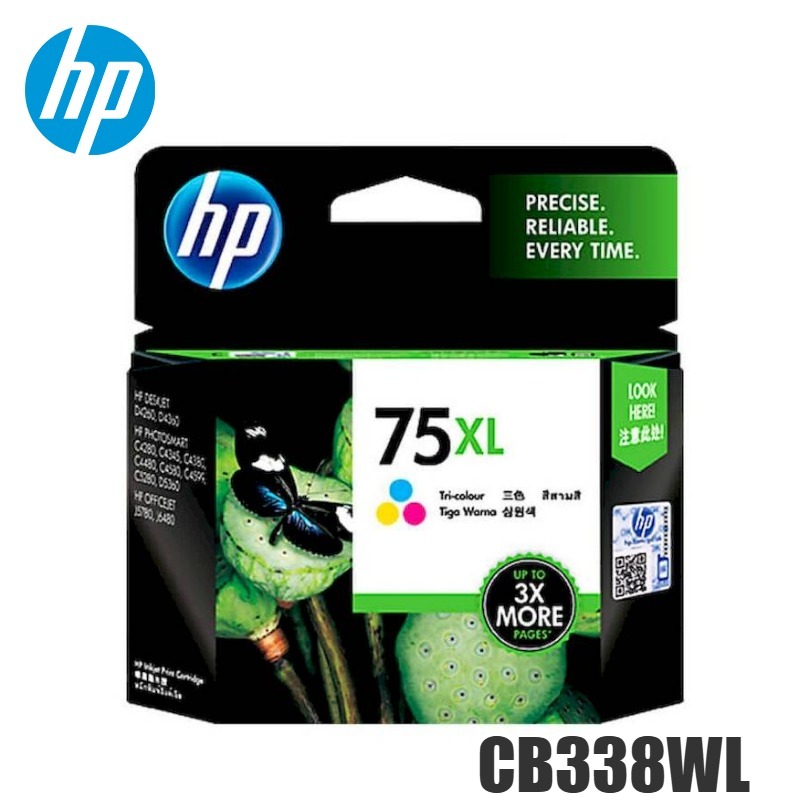 Tinta HP 75XL original CB338WL Tricolor