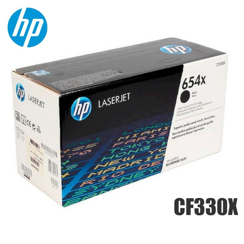 Tóner HP 654X original CF330X alto rendimiento