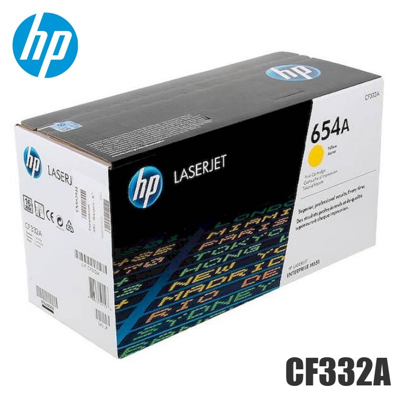 Tóner HP 654A yellow CF332A original