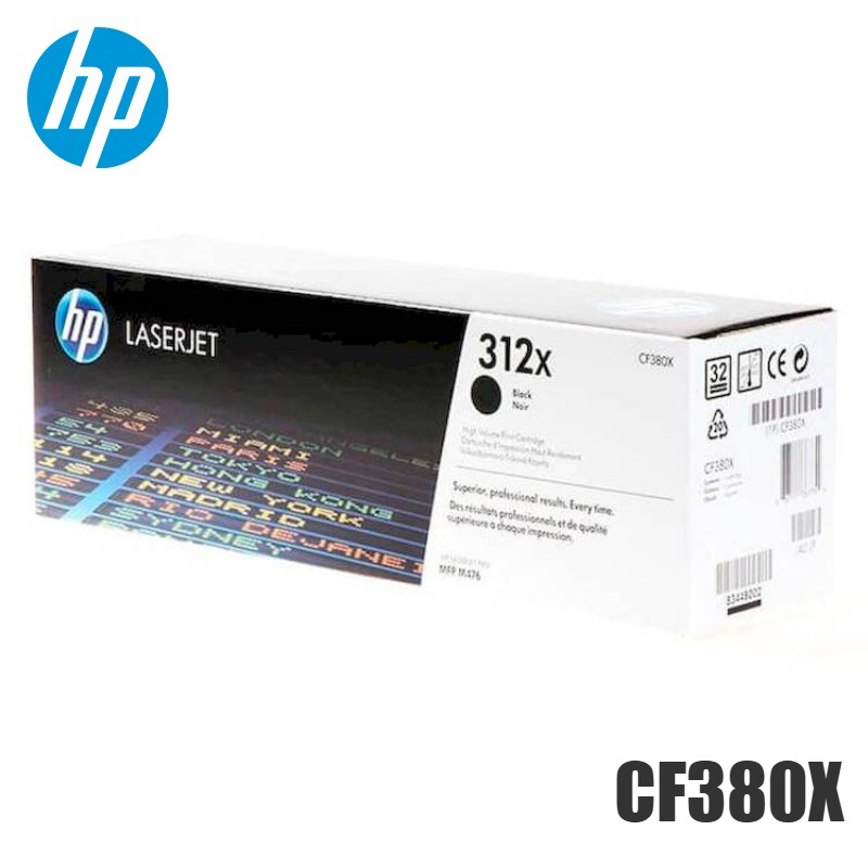 Tóner HP 312X original CF380X alta capacidad