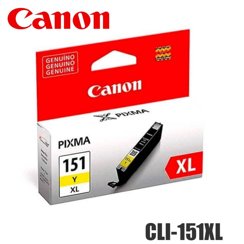 Cartucho de Tinta Canon CLI-151XL alta capacidad Yellow