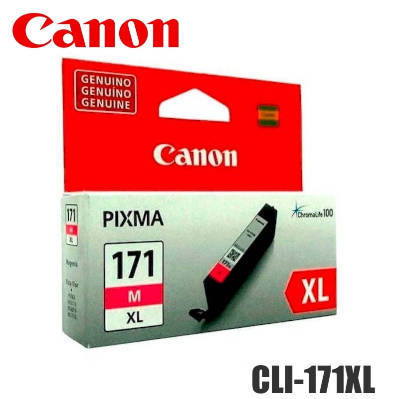 Cartucho de Tinta Canon CLI-171XL alta capacidad Magenta