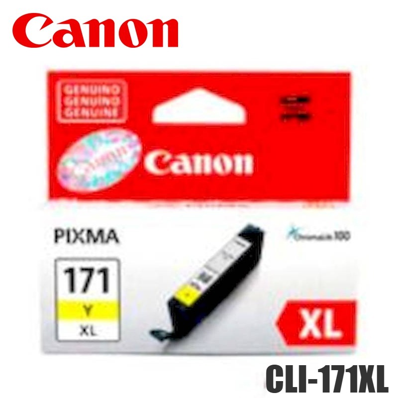 Cartucho de Tinta Canon CLI-171XL alta capacidad Yellow